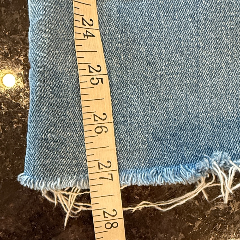Joe’s Jeans High-Rise BTW Wide Leg Raw Hem Jeans Waist 28 - Picture 11 of 12